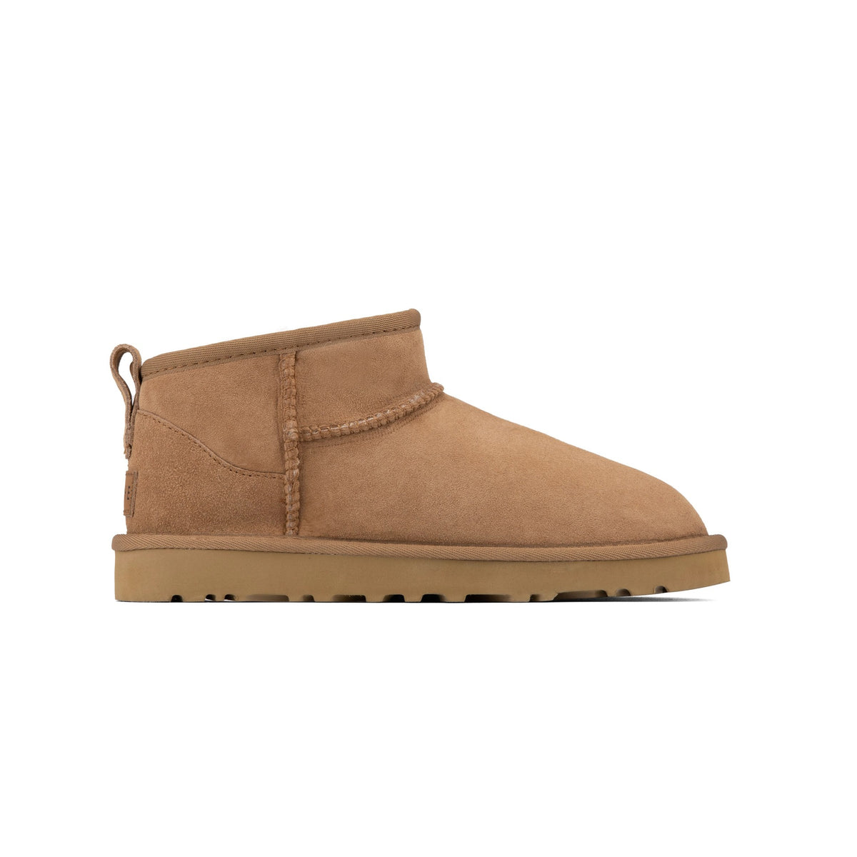 Mini Snow Boots for Women — Fleece Lined Pull On Ankle Boot in Soft Suede