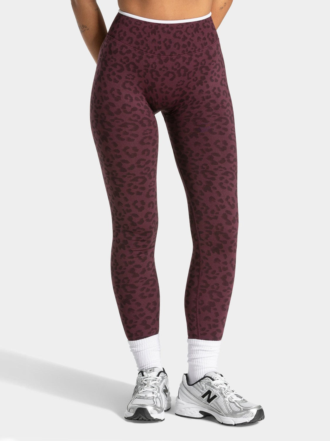 Leopard Print Seamless Leggings for Women — High Waisted Squat Proof Gym Fit