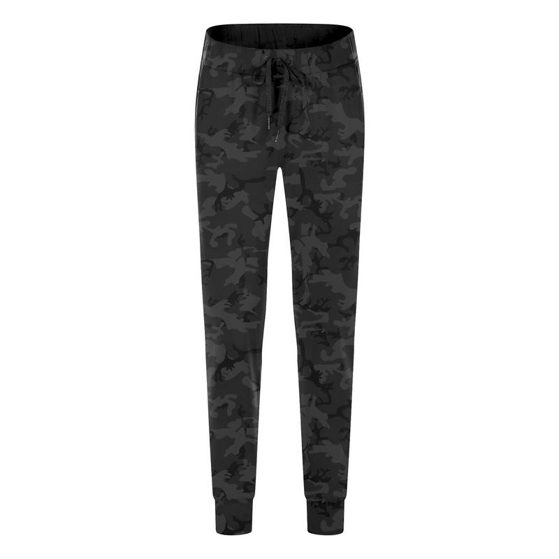 Athletic Joggers for Women — Tapered Yoga Pants with Side Pockets in Nylon