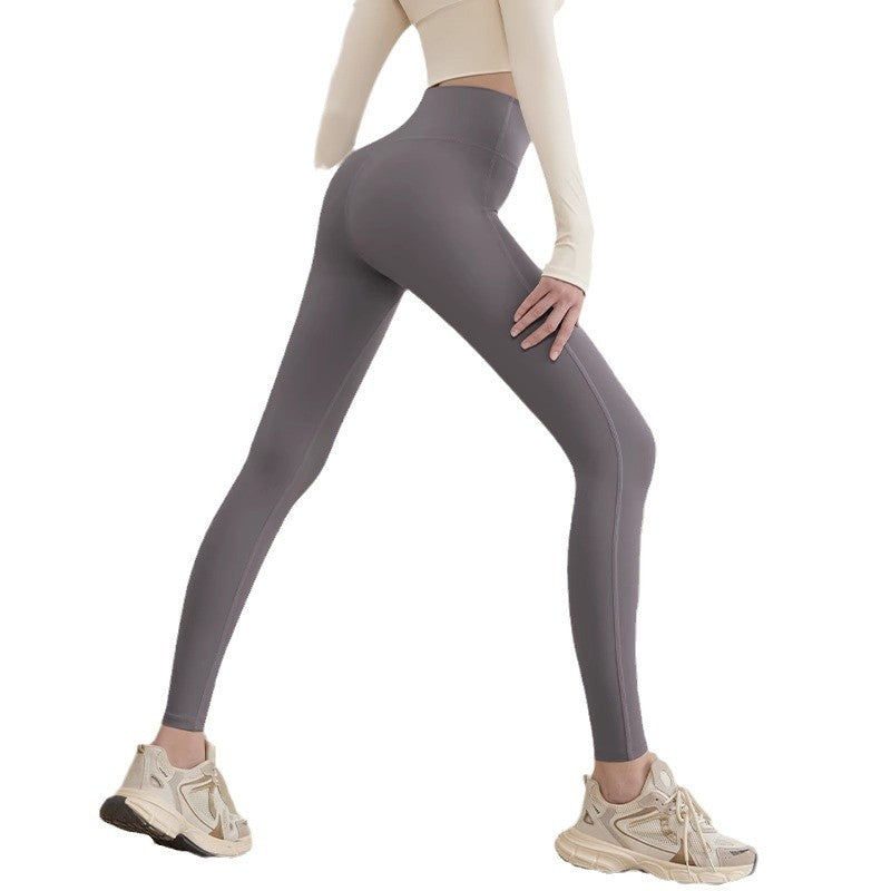 Butt Lifting Leggings for Women — High Waisted Contour Seam Fit in Stretch Nylon