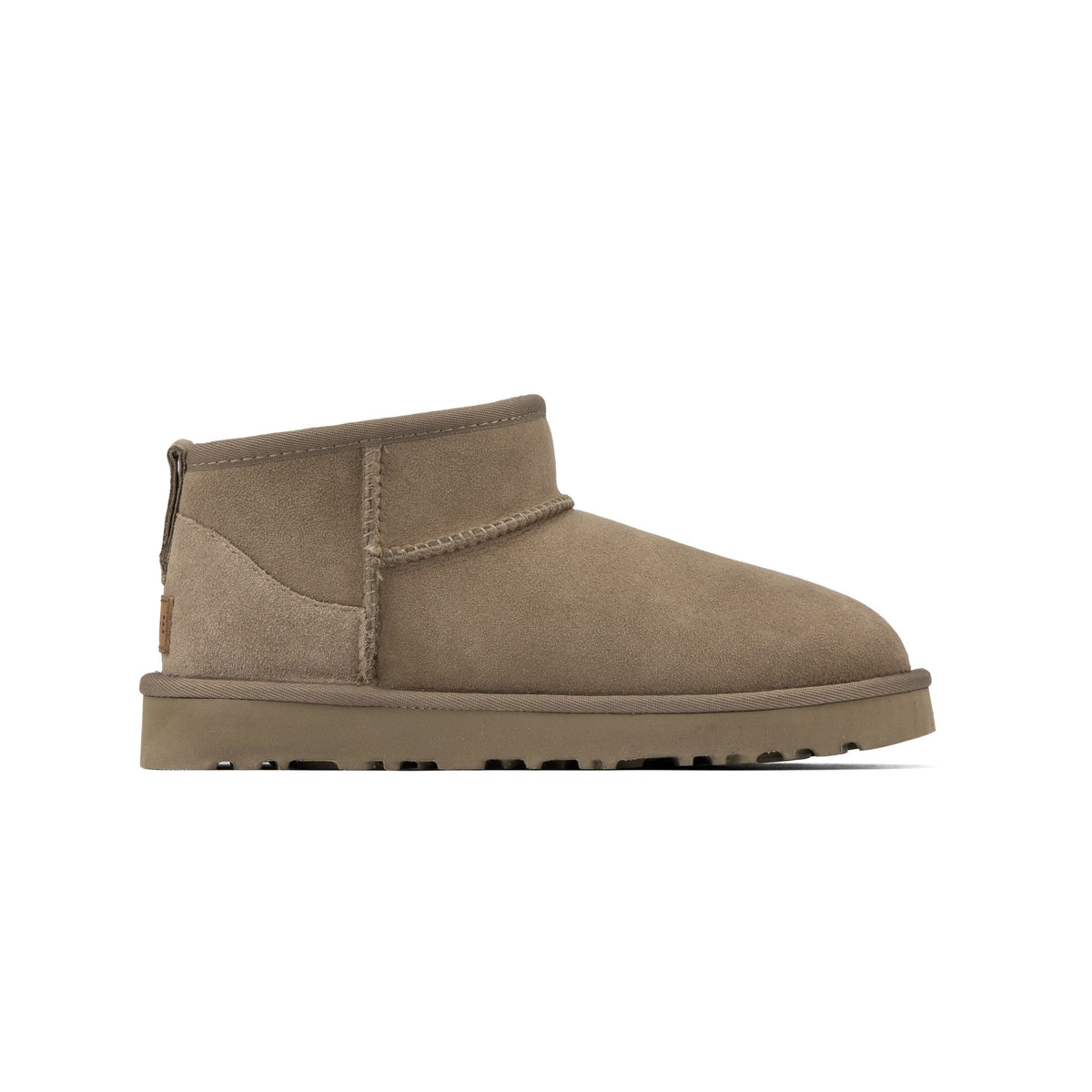 Mini Snow Boots for Women — Fleece Lined Pull On Ankle Boot in Soft Suede