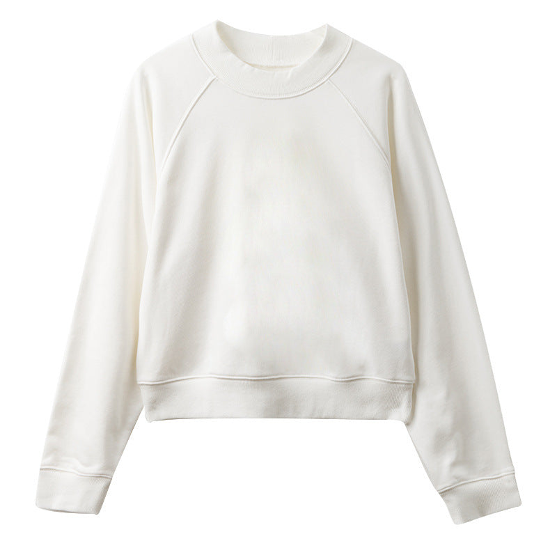 Off-white crewneck sweatshirt pullover with long sleeves