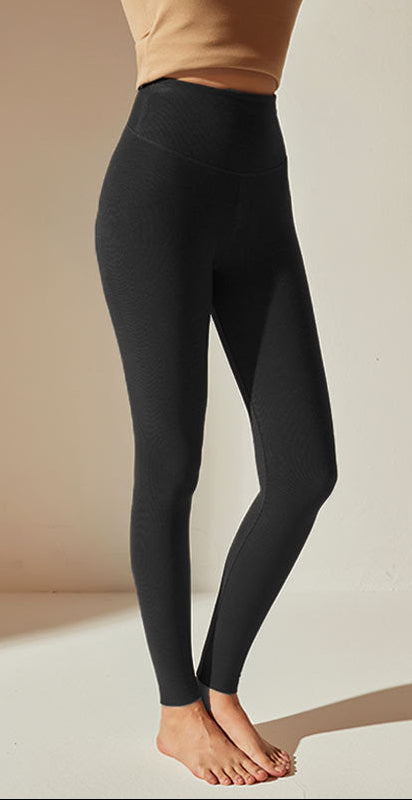 Fleece Lined Leggings for Women — High Waisted Thermal Winter Base Layer
