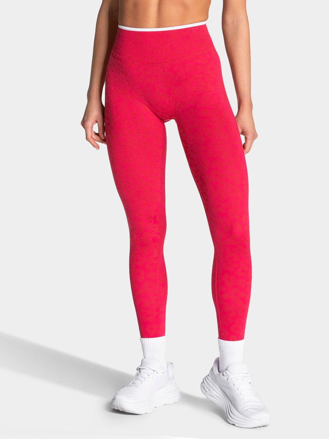Leopard Print Seamless Leggings for Women — High Waisted Squat Proof Gym Fit
