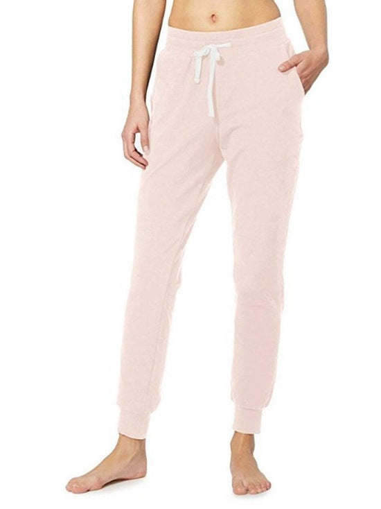 Jogger Sweatpants for Women — Soft Drawstring Lounge Fit in Cotton Jersey