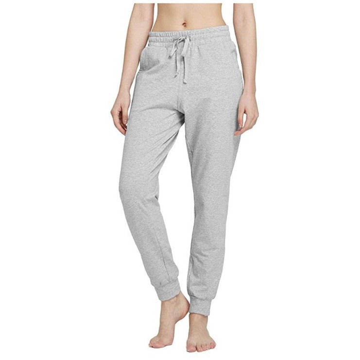 Jogger Sweatpants for Women — Soft Drawstring Lounge Fit in Cotton Jersey