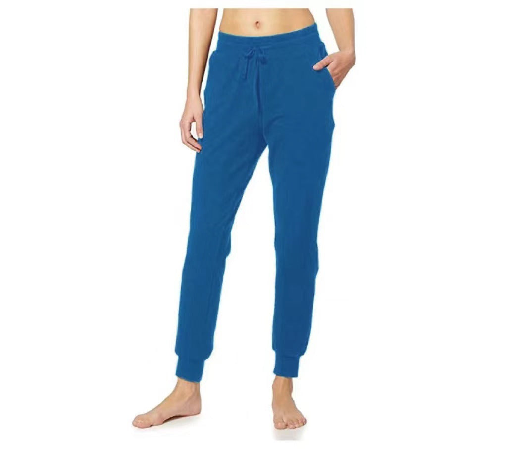 Jogger Sweatpants for Women — Soft Drawstring Lounge Fit in Cotton Jersey